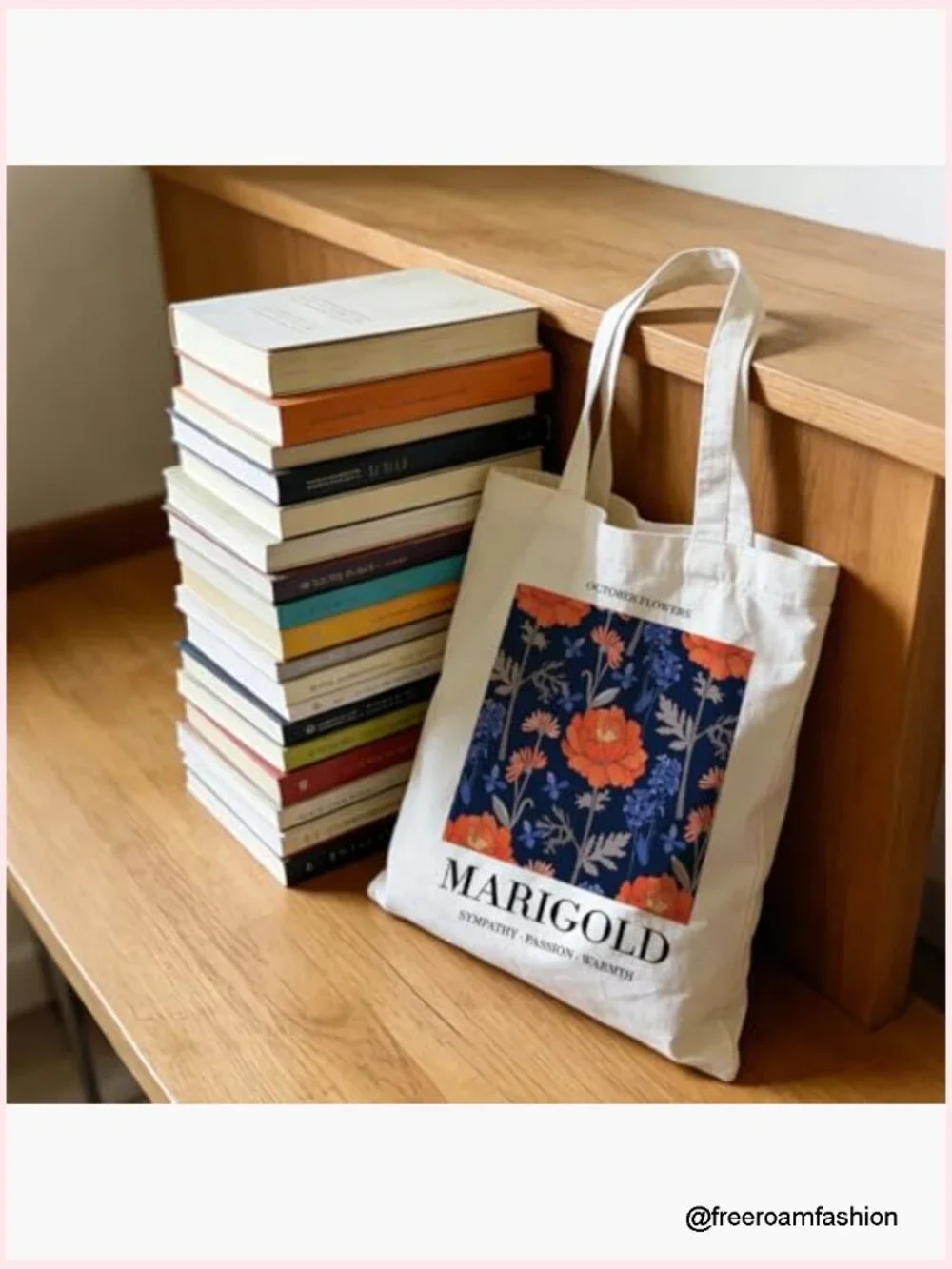 Large Canvas Tote Bag Reusable Shoulder Bag for Travel Work Storage